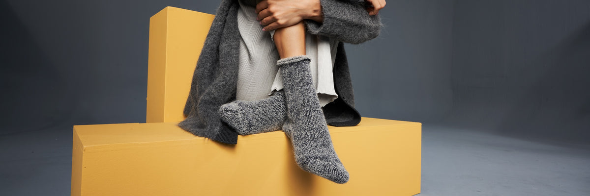 Jess & Lou Super Cosy Socks Thick Fluffy Towelling Warm Knitted Stretchy  Cuff