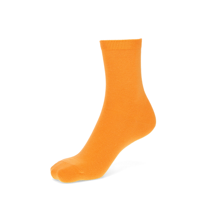 Standard Cotton Crew Socks - Orange