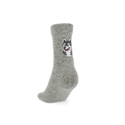 Siberian Husky Merino  Crew Socks