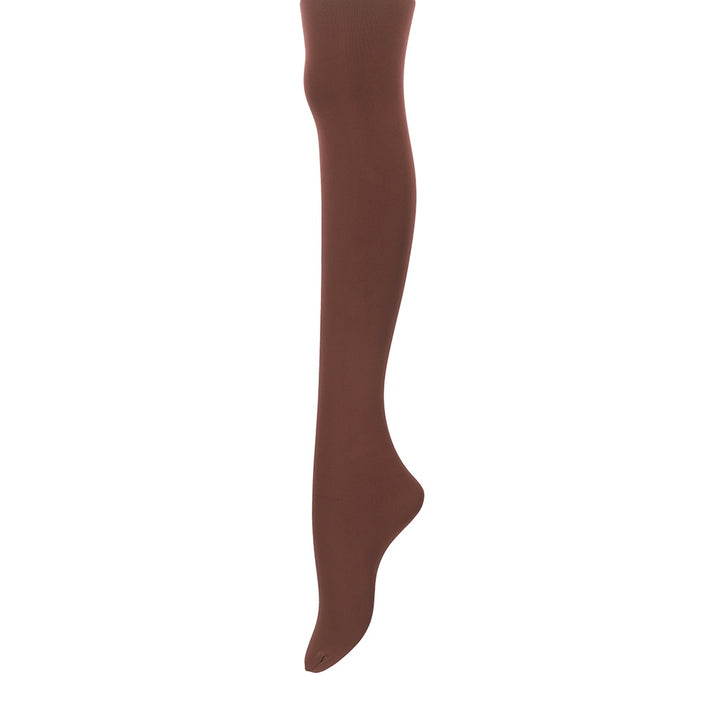 80-denier Premium Tights - Brown