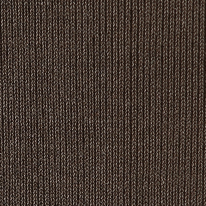 Premium Suvin Gold Cotton Crew Socks - Brown (WOMEN)