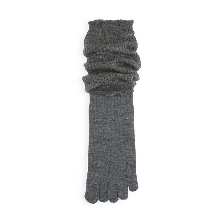 Merino Leg Warmer Toe Socks - DimGrey