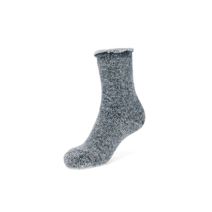 Extremely Warm Alpaca-Merino Lounge Socks - Navy