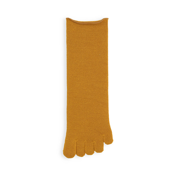 Super Extra Fine Merino Toe Crew Socks - DullYellow (WOMEN)