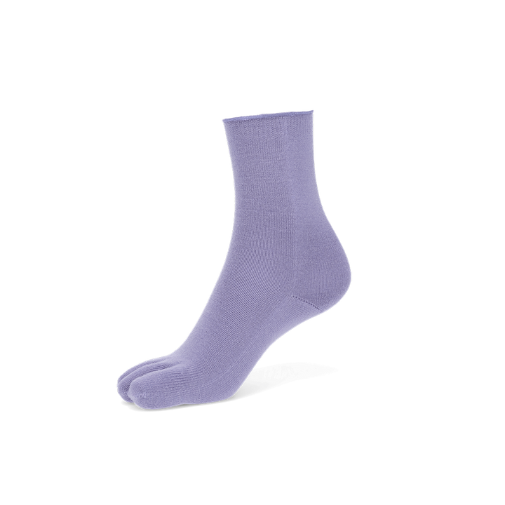 Super Extra Fine Merino Toe Crew Socks - Violet (WOMEN)