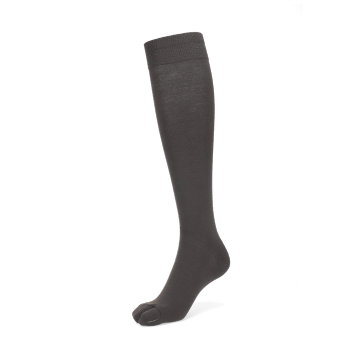 Extra Fine Merino Tabi Knee High Socks - Black (WOMEN)