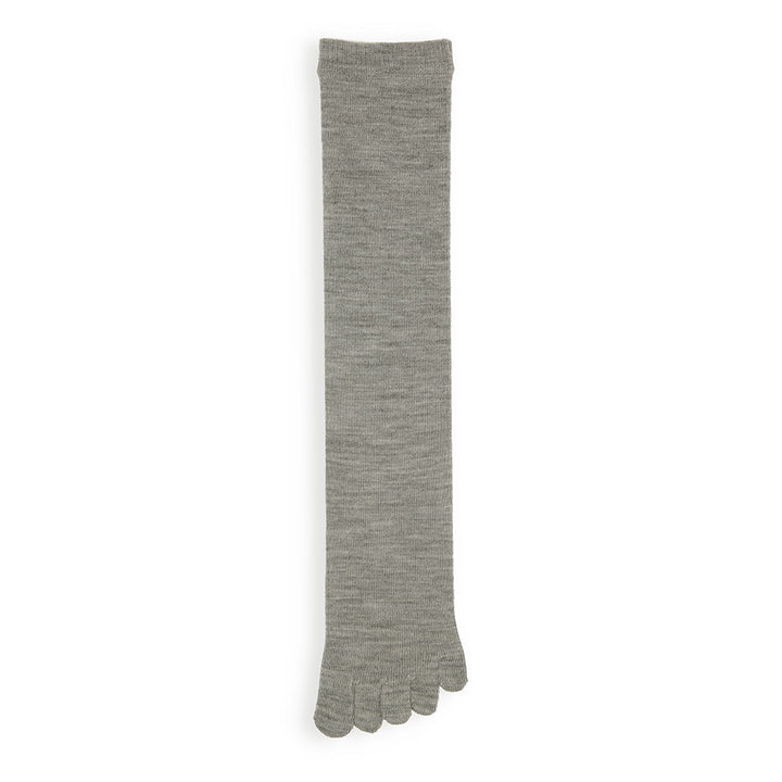 Super Extra Fine Merino Toe Knee-High Socks - Grey (WOMEN)