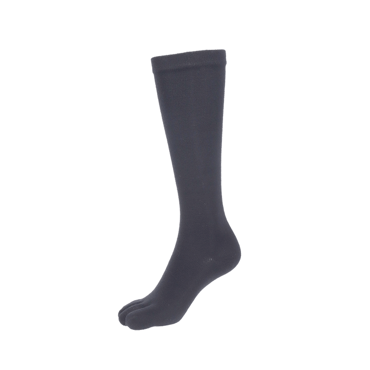 Super Extra Fine Merino Toe Knee-High Socks - Black (WOMEN)
