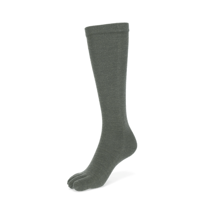 Super Extra Fine Merino Toe Knee-High Socks - Olive (WOMEN)