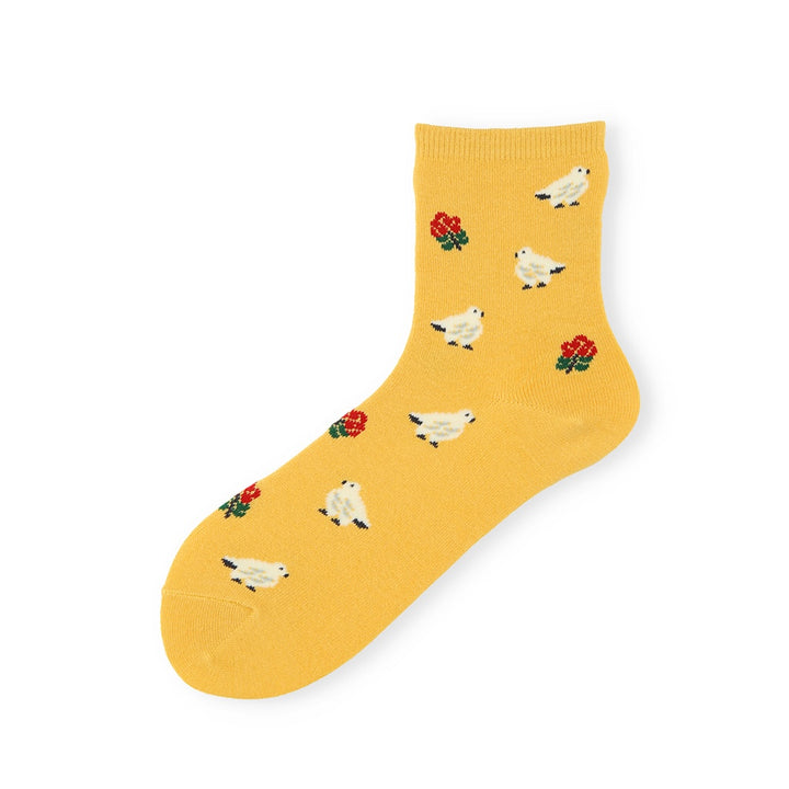 Bird & Bird Socks - Mustard (WOMEN)