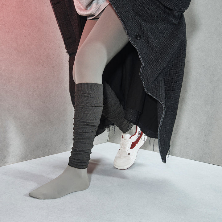 Silk Leg Warmers - DimGrey