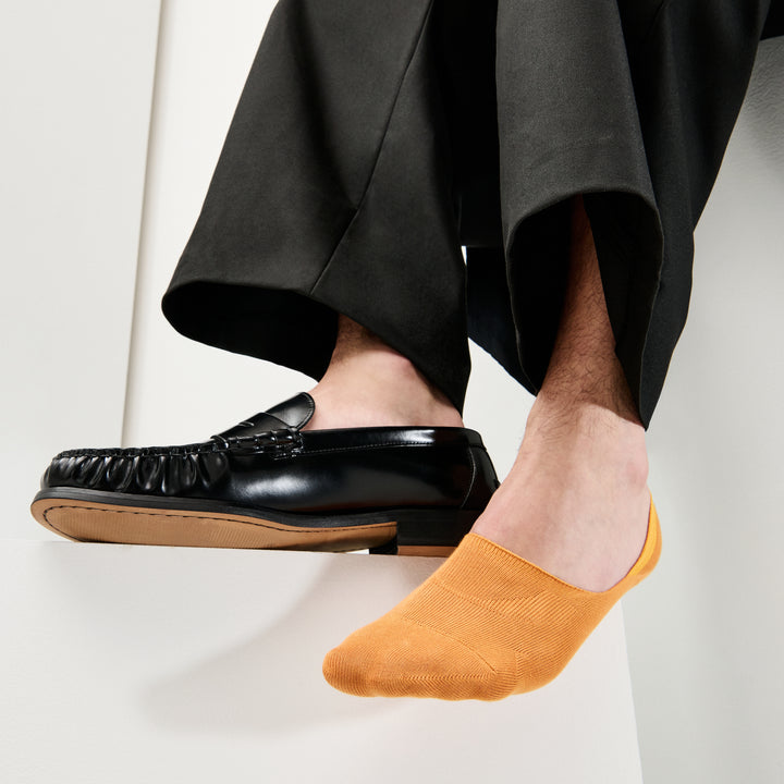 Perfect Fit No-Show Socks - BrightOrange