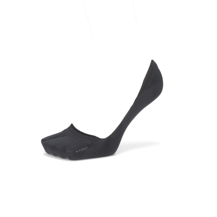 Perfect Fit Tabi No-Show Socks with COOLMAX®︎ fiber - Black (MEN)