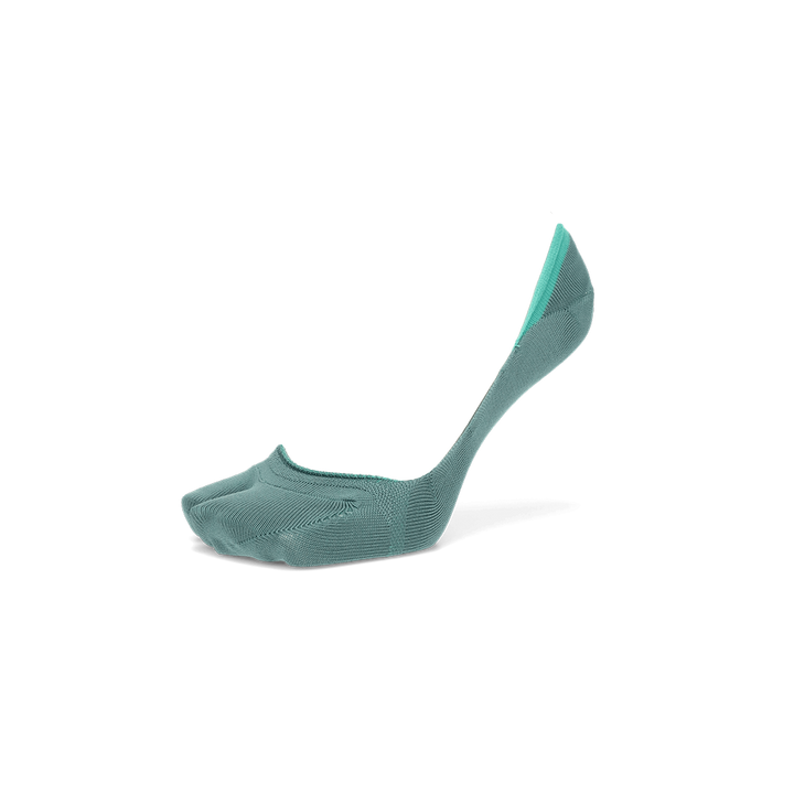 Perfect Fit Tabi No-Show Socks with COOLMAX®︎ fiber - BlueGreen (MEN)