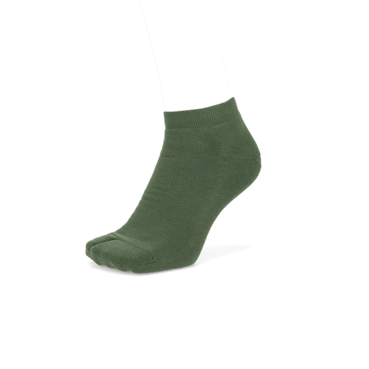 Cotton Pile Tabi Sneaker Socks - DarkGreen (MEN)