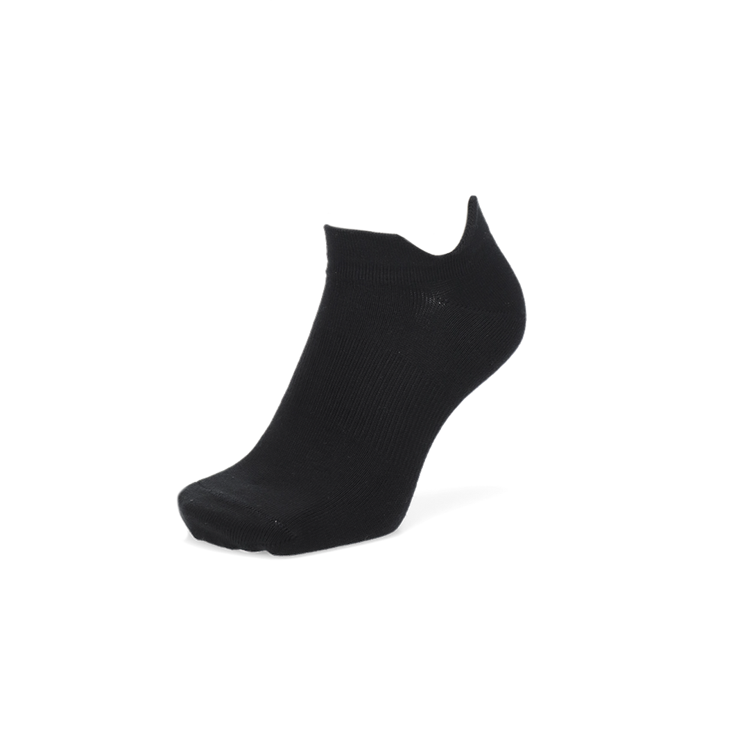Ankle-Guard Cotton Sneaker Socks - Black (MEN)