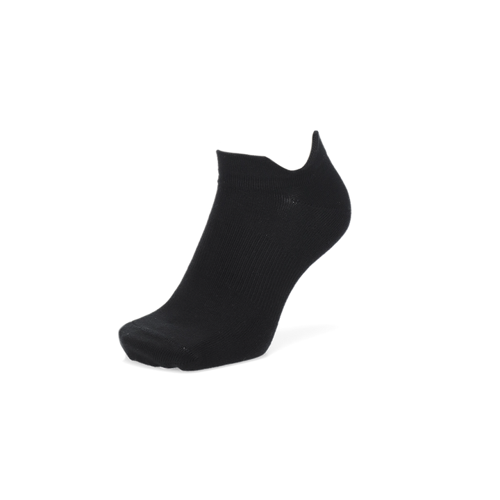 Ankle-Guard Cotton Sneaker Socks - Black (MEN)