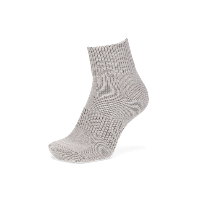 Thick Cotton Short Crew Socks - LightGrey (MEN)