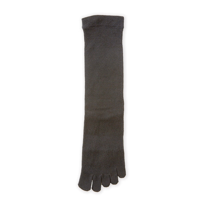 Soft-Fit Cuff Toe Crew Socks - Black
