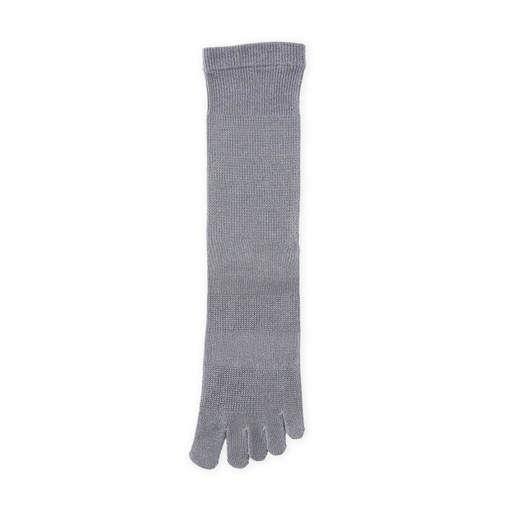 Soft-Fit Cuff Toe Crew Socks - Grey