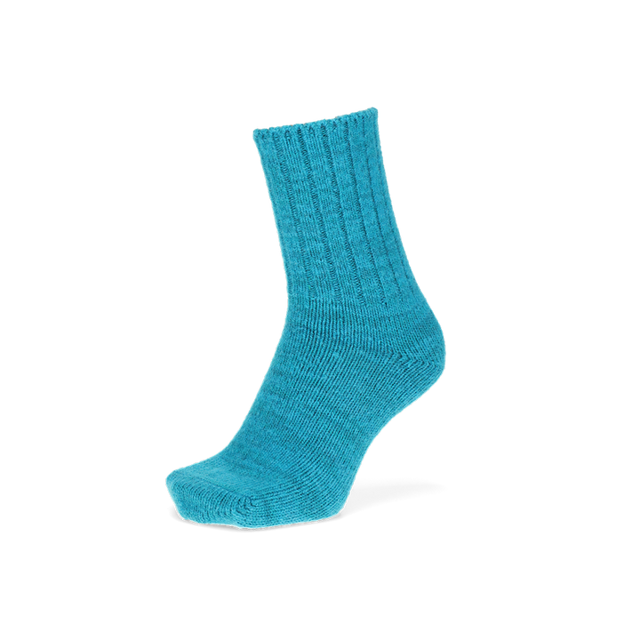 Ribbed Merino Crew Socks - SkyBlue (MEN)