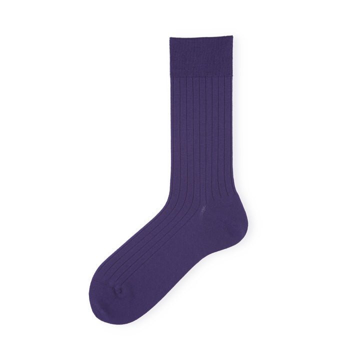 Super Extra Fine Merino Wool Crew Socks - VintagePurple (MEN)