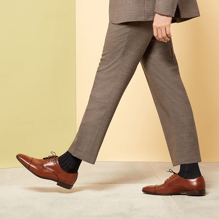 Premium 9x2 Rib Cotton  KNee-High Socks (MEN)