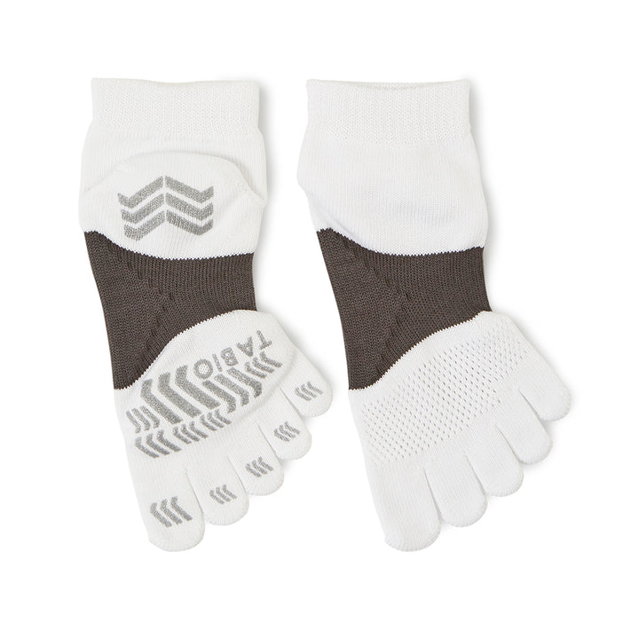 Signature Run Toe Socks - White (WOMEN)