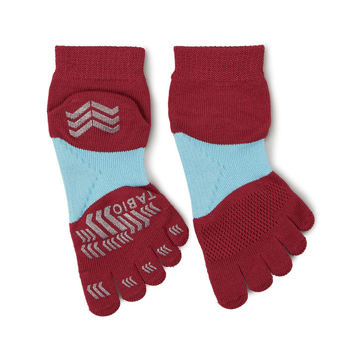 Signature Run Toe Socks - DarkRed (WOMEN)
