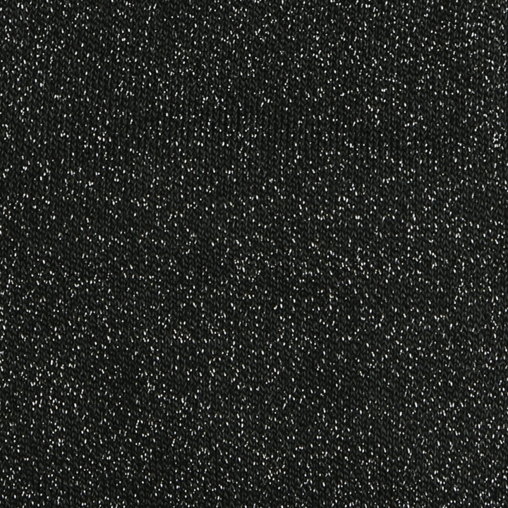 Sparkly Tabi Short Crew Socks - Black