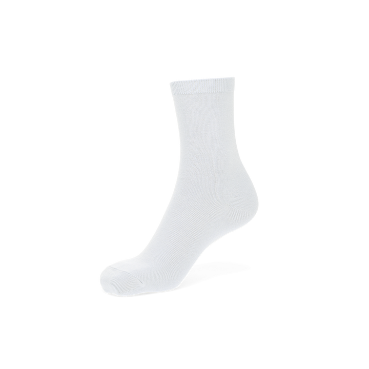 Standard Cotton Crew Socks - Bleached-White