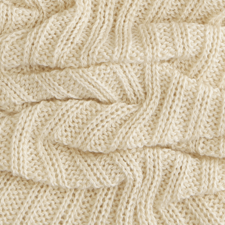 Ribbed Cotton Leg Warmers - Ivory