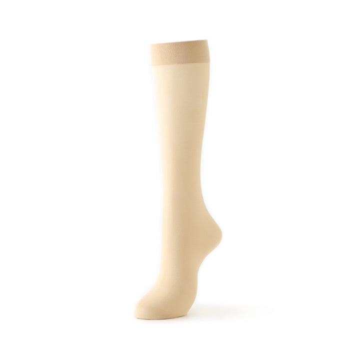 70-denier Knee-High Socks - Beige