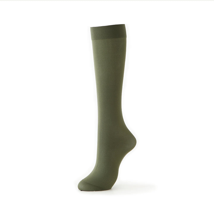 70-denier Knee-High Socks - Olive
