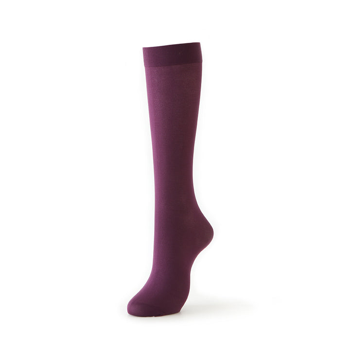70-denier Knee-High Socks - Purple