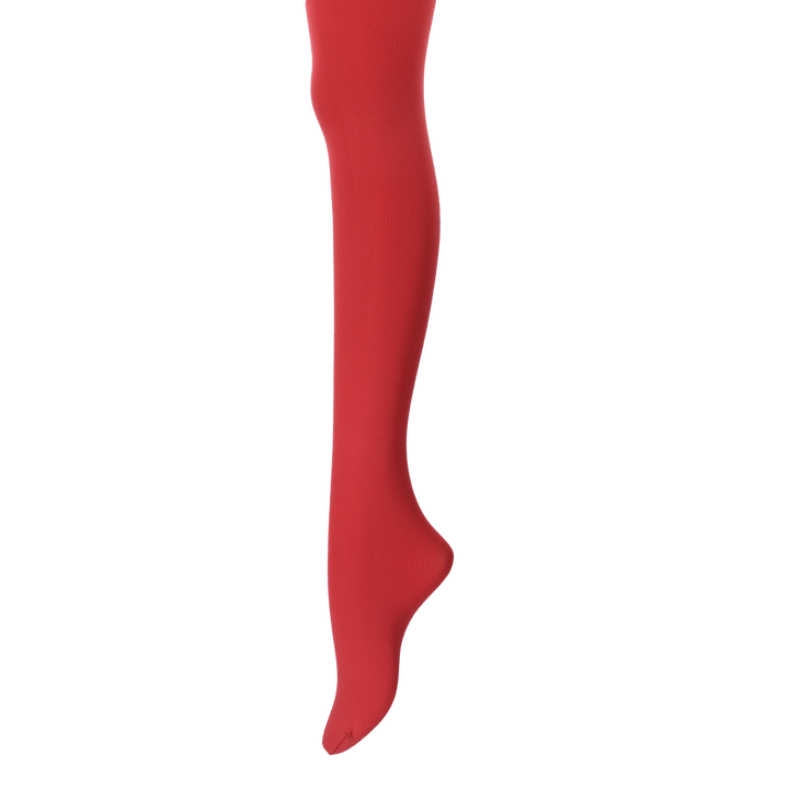 80-denier Premium Tights - Red