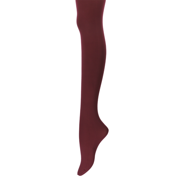 80-denier Premium Tights - DarkRed