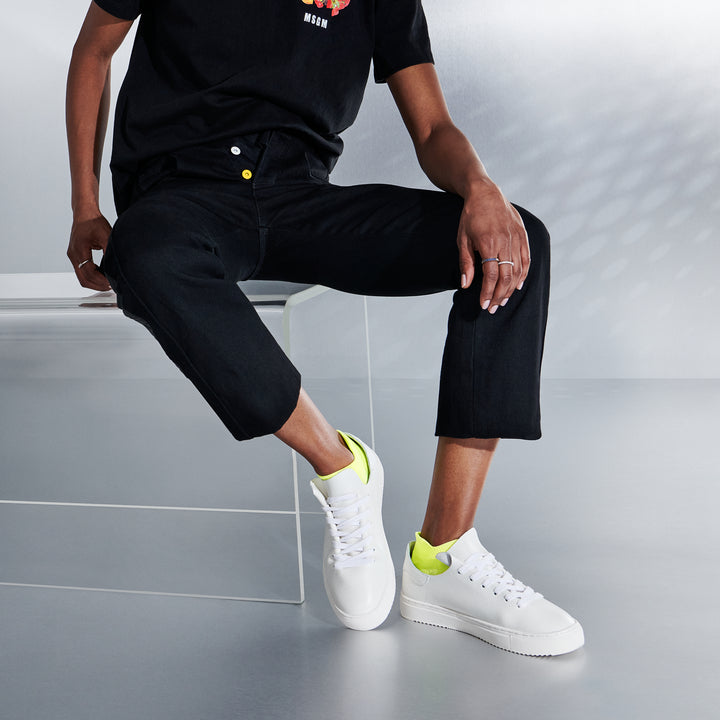 Water-Repellent Sneaker Socks - YellowGreen (WOMEN)