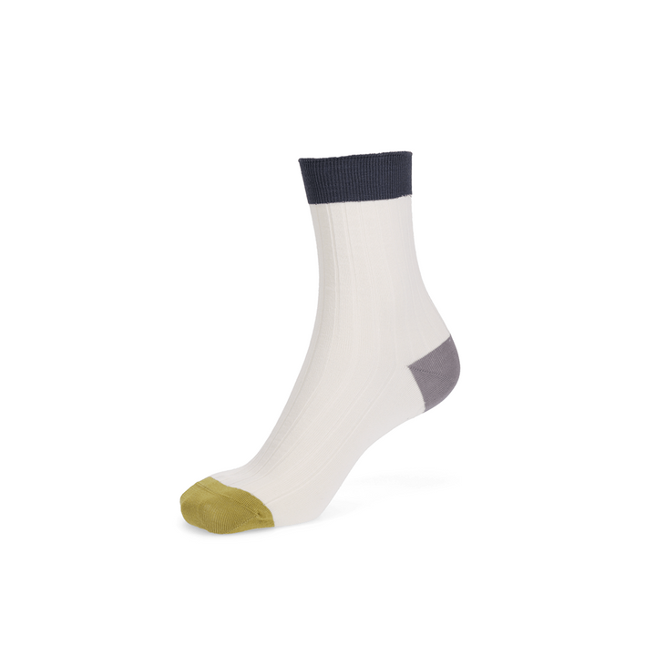 Quattro Colored Cotton Crew Socks