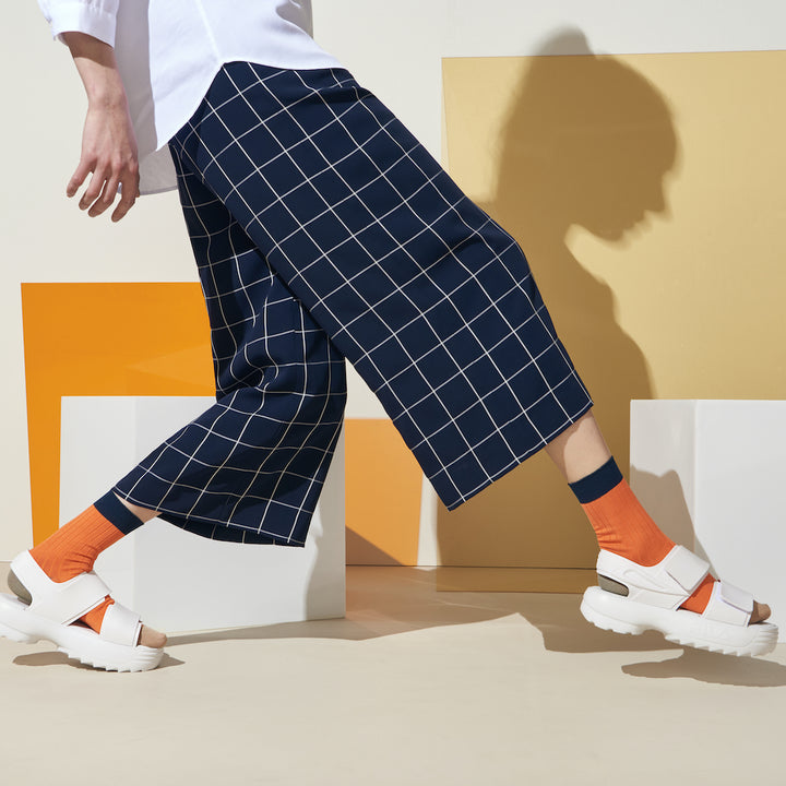 Quattro Colored Cotton Crew Socks