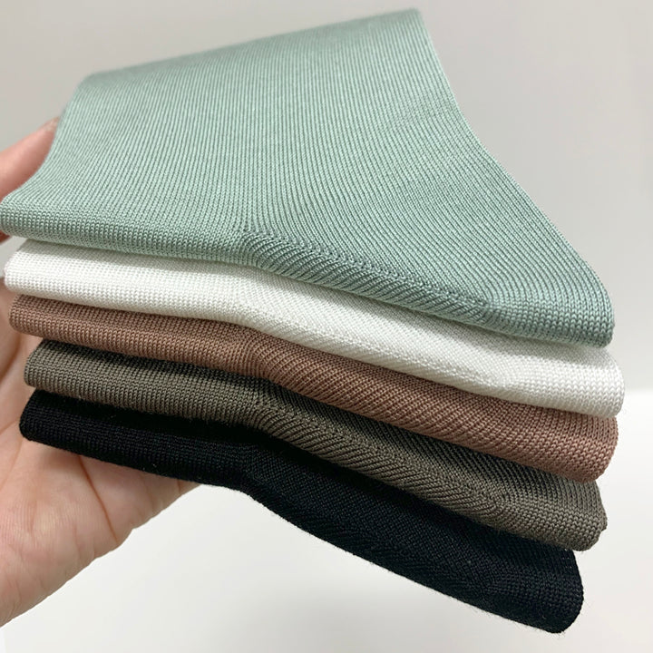Premium Silk Short Crew Socks
