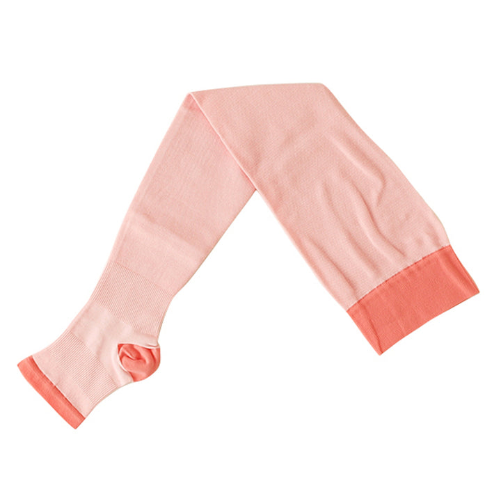 Nighttime Compression Thigh-High Socks - Pink