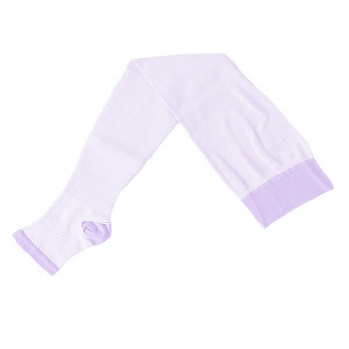 Nighttime Compression Thigh-High Socks - Lavender
