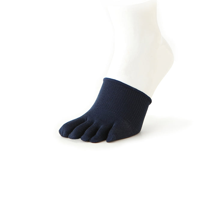Green Tea Silk Toe Cover - Navy