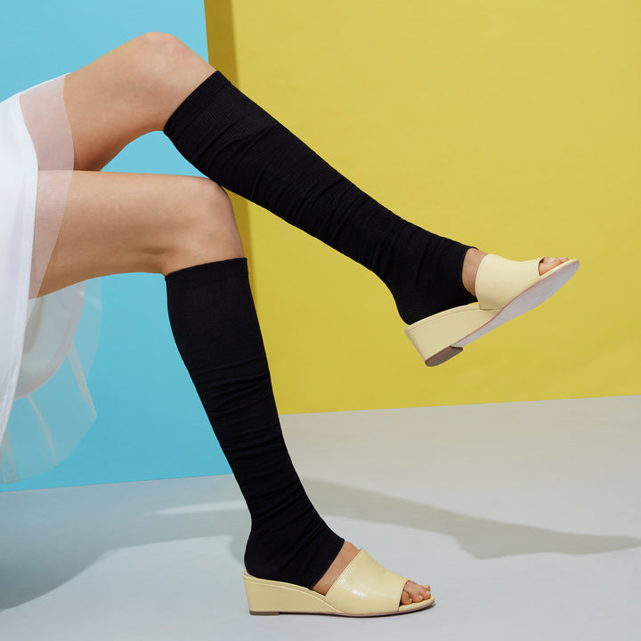 Silk Leg Warmers - Black