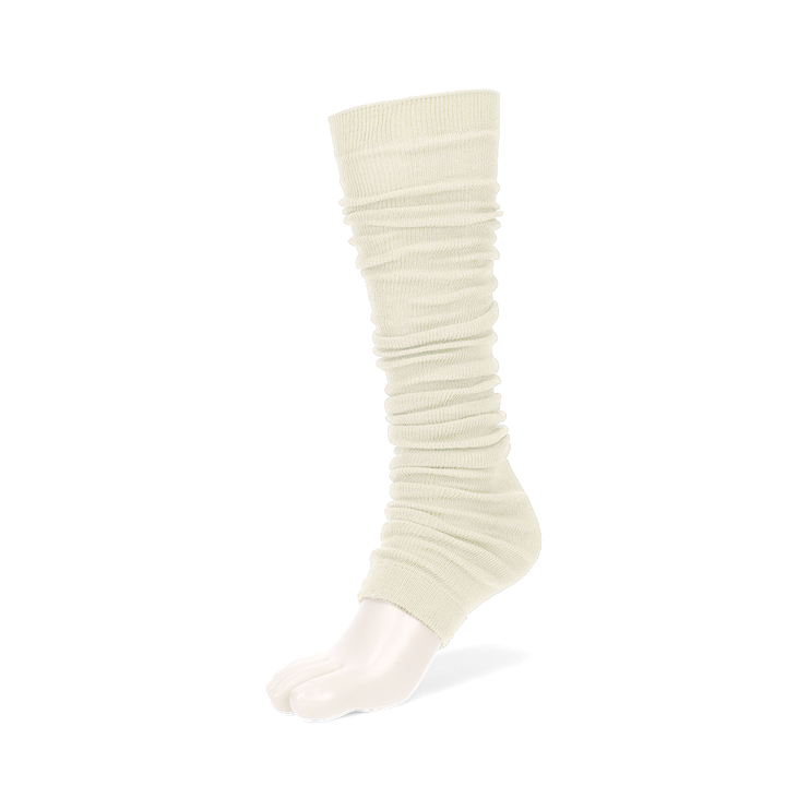 Silk Leg Warmers - White