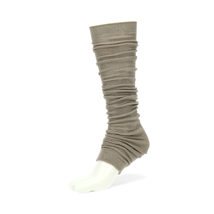 Silk Leg Warmers - Greige