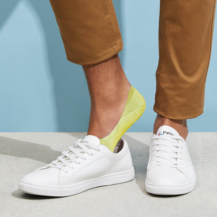 Perfect Fit No-Show Socks - LimeYellow