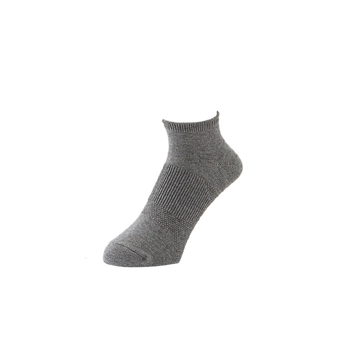 Power Fit Cotton Sneaker Socks - Grey