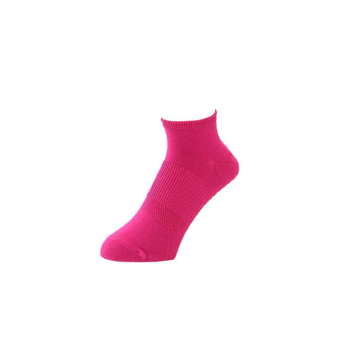 Power Fit Cotton Sneaker Socks - HotPink